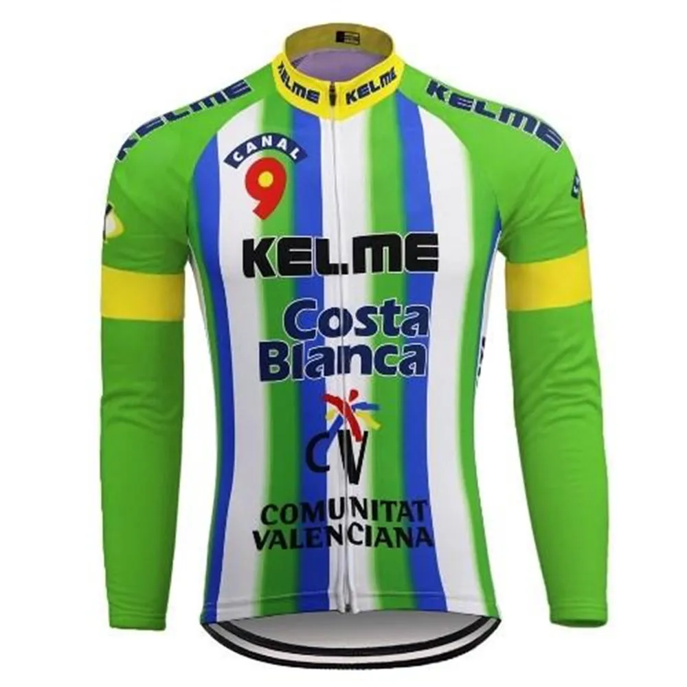 Kelme Retro Cycling Jersey Kit 2020 Men Summer Outdoor Set Ciclismo Bicycle Competition Clothing Bib Gel Shorts Short Sleeve