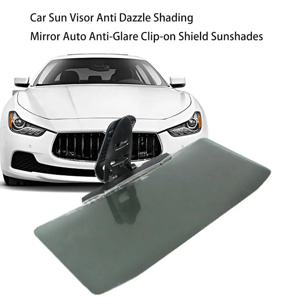 

Car Sun Visor Anti Shading Mirror Auto Anti-Glare Clip-on Shield Sunshades