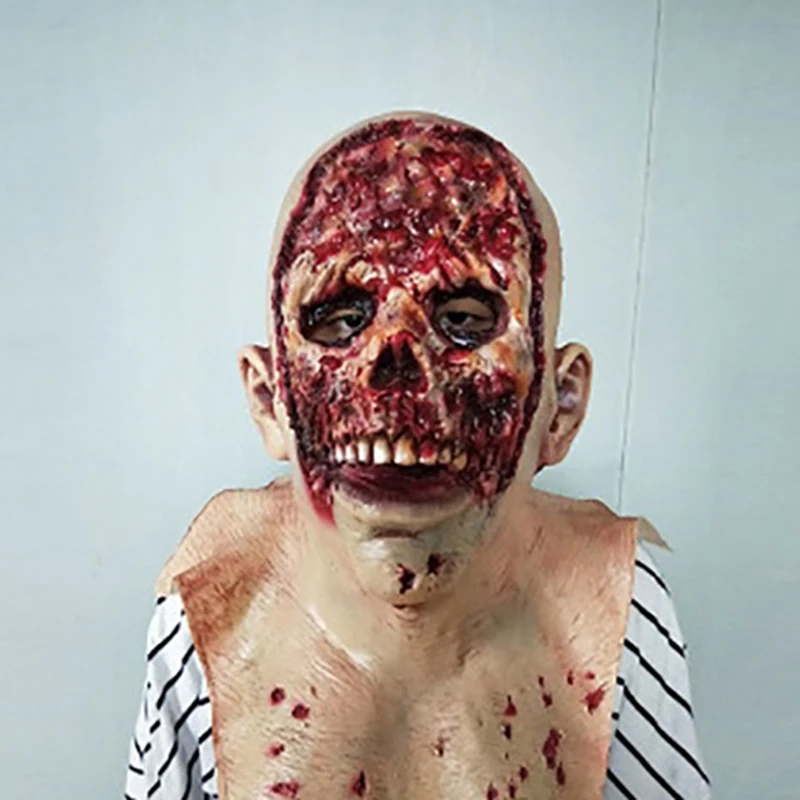 Страшные маски для вечеринки в честь празднования Хеллоуина реалистичное