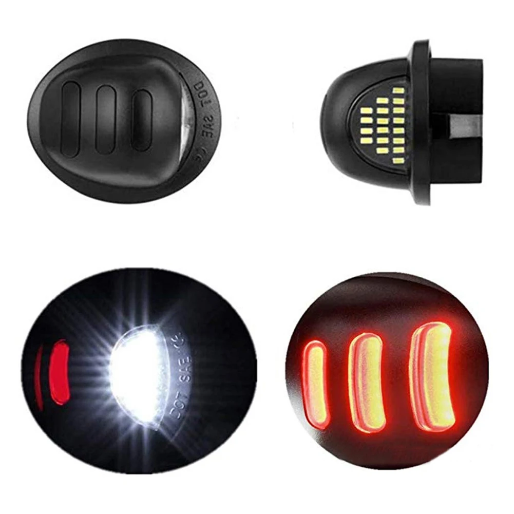 Новинка 3 Вт 6000K полный светодиодный светильник для номерного знака Ford F150 F250 F350