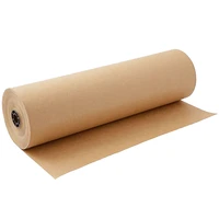 newest 20m brown kraft paper roll for wedding birthday party gift wrapping craft paper roll poster paper drawing paper home deco