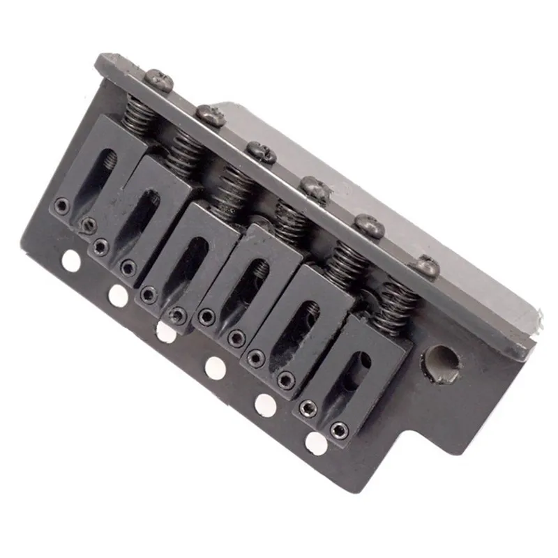 ein set von linkshänder elektrische gitarre brücke sattel einzel tremolo brücke system verdickt basis gitarre zubehör gitarre teil