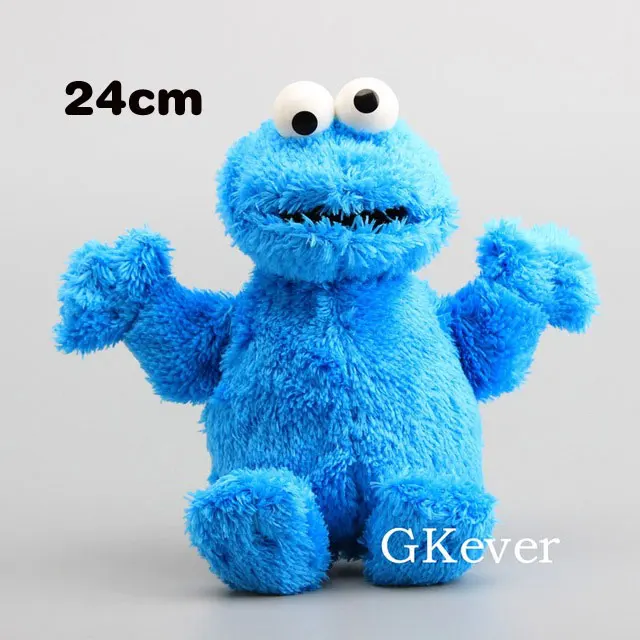 24cm 24-48 см мультфильм Улица Сезам плюшевая игрушка кукла эльмо Монстры большая птица Зои Берт фигурка плюшевые мягкие игрушки Детский подарок на день рождения - Color: 24cm
