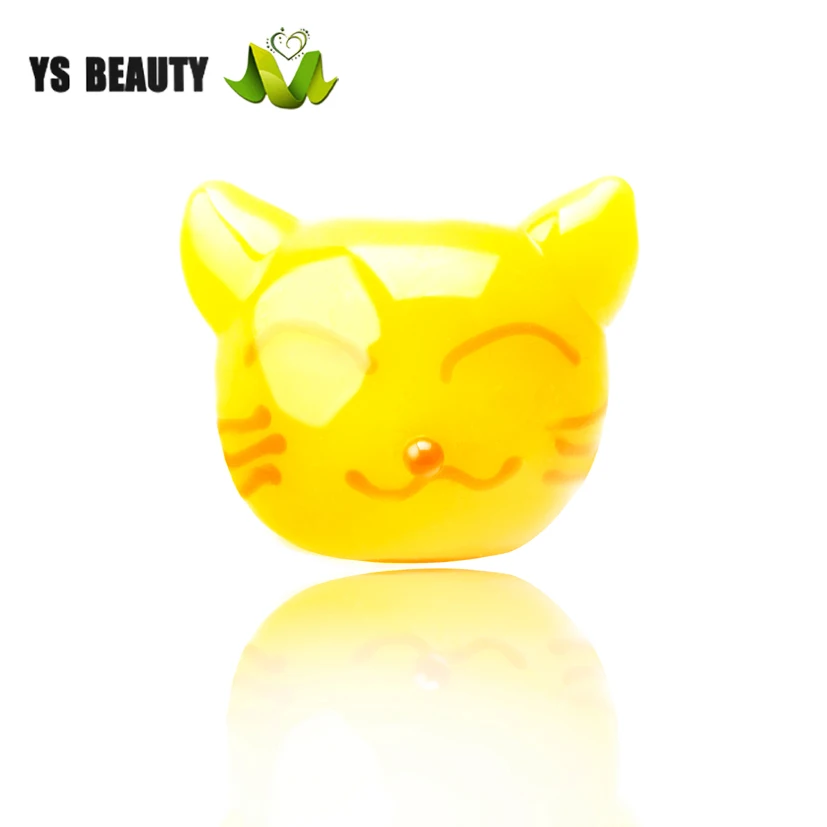 Стеклянные бусины в виде розового кота японские Мультяшные стеклянные для