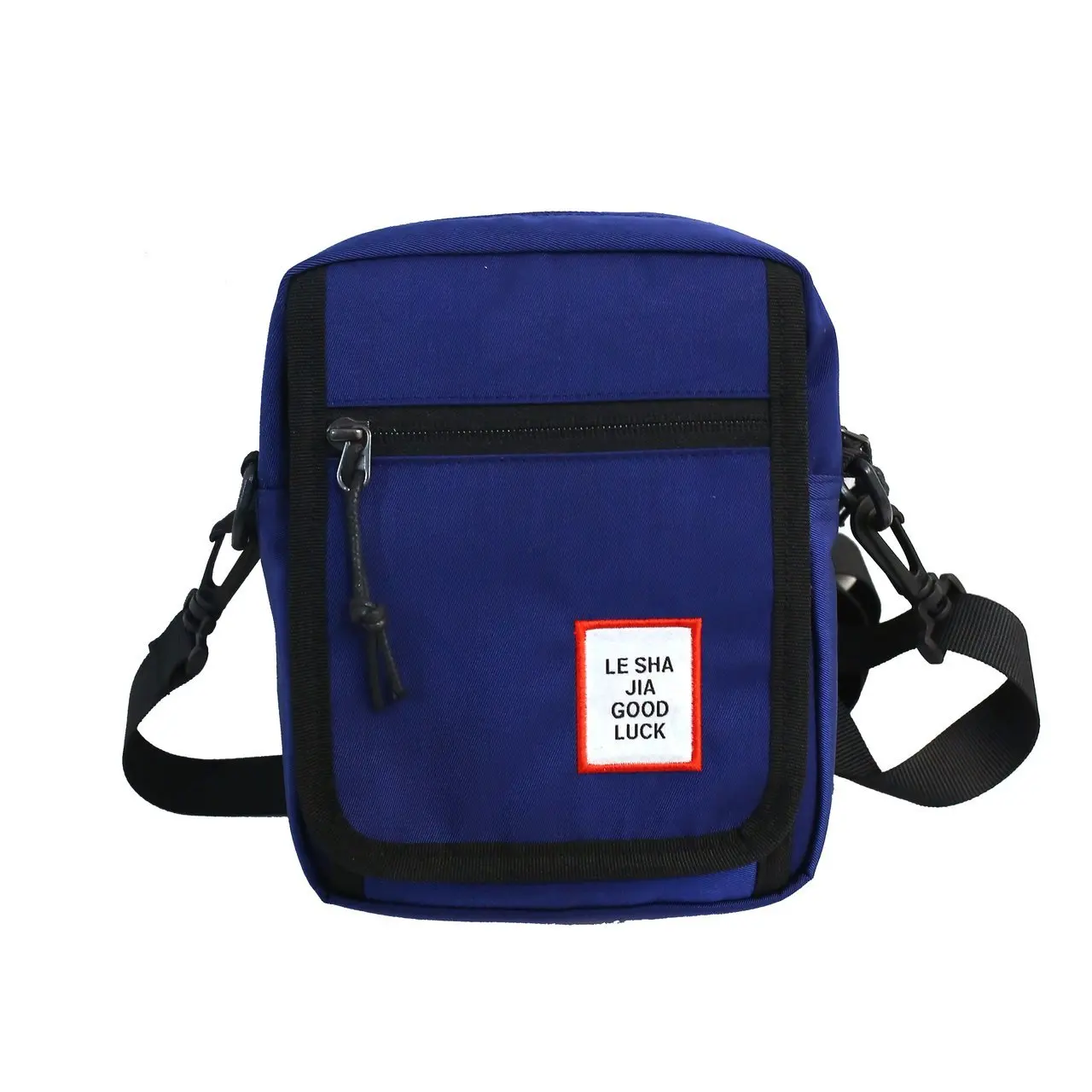 

Trend Shoulder Unisex Bag 2021 Fashion Men Crossbody Pouch Nylon Mini Messenger Bag Black Short Travel Bags Phone Pouch