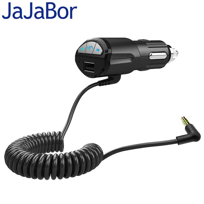 Автомобильный комплект JaJaBor с Bluetooth аудио приемником Handsfree A2DP 3 5 мм AUX стерео