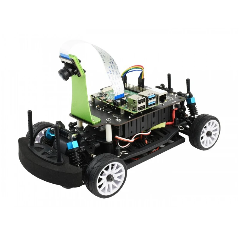 

PiRacer Pro AI Kit/Acce , High Speed AI Racing Robot Powered by Raspberry Pi 4, Supports DonkeyCar Project, Pro Version