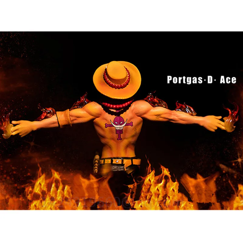 アニメワンピースポートガス D エース リニアモーターカーオーディオスピーカー発光led誕生日クリスマスギフトpvcアクションフィギュアコレクタブルモデルおもちゃr122 29 Off