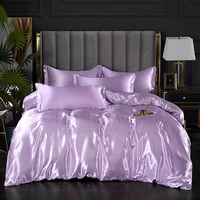 bonenjoy 1pc bed cover for summer queenking size quilt covers satin parrure de lit 2 personnes double beddingno pillowcase