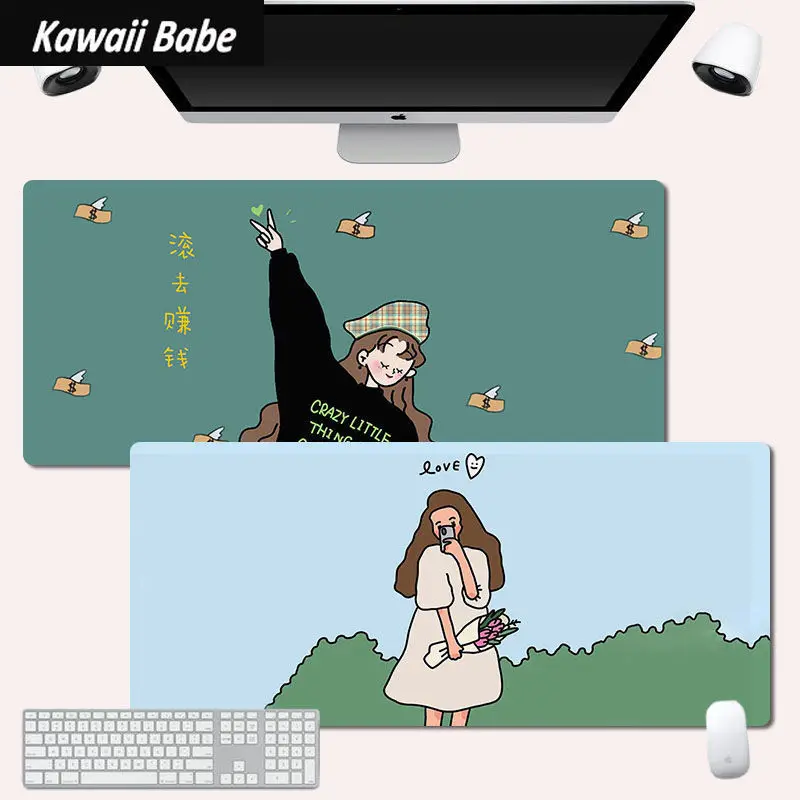 

80x30 Home Gamer Large Writing Desk Mats Laptop Mouse Mat Kawaii Mouse Pad Cute Mouse Pad Gaming Deskpad for Office