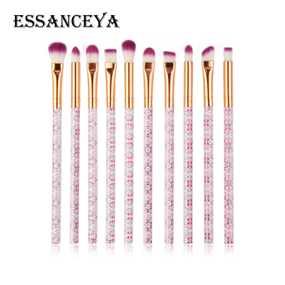 ESSANCEYA кистей для макияжа 7/10 шт. многофункциональный макияж, основа, тени для век набор кистей мини кисти с косметическим кисточки в сумке инструменты