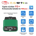 Vgate vLinker FD + ELM327 V2.2 Forscan для Ford беспроводной для AndroidIOS ELM 327 wifi OBD OBD2 автомобильный диагностический MS CAN автомобильный инструмент