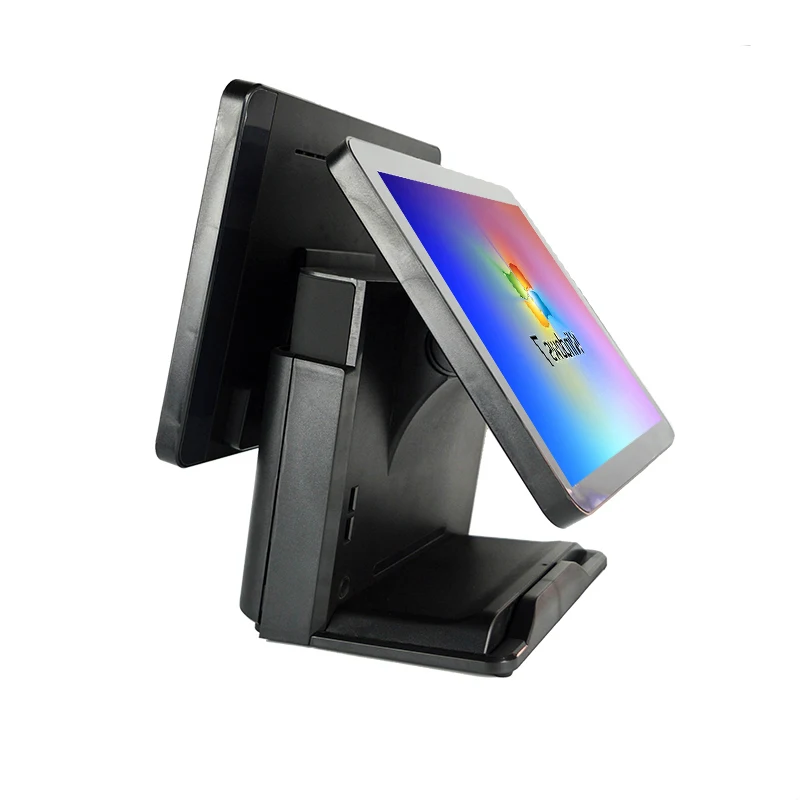 

15+15 inch EPOS Terminal Windows POS Soluion Touch point of sale Commercial Epos All in one