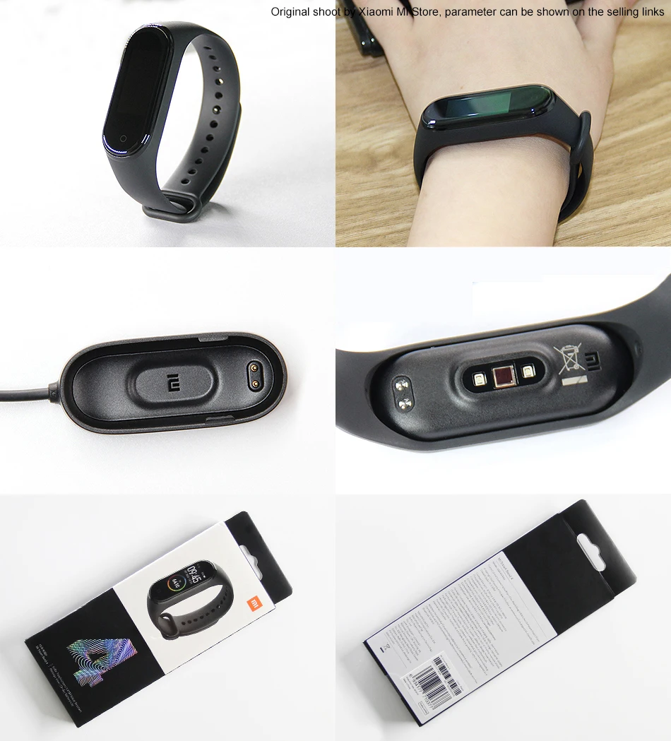 Новейший Xiaomi mi band 4 смарт фитнес браслет Bluetooth 5,0 цветной экран 135 мАч 50 м плавание mi ng водонепроницаемый