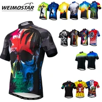 new cycling jersey mens mtb short sleeve breathable sweatshirt biking top shirt racing sport bicycle bike sportswear cf0223