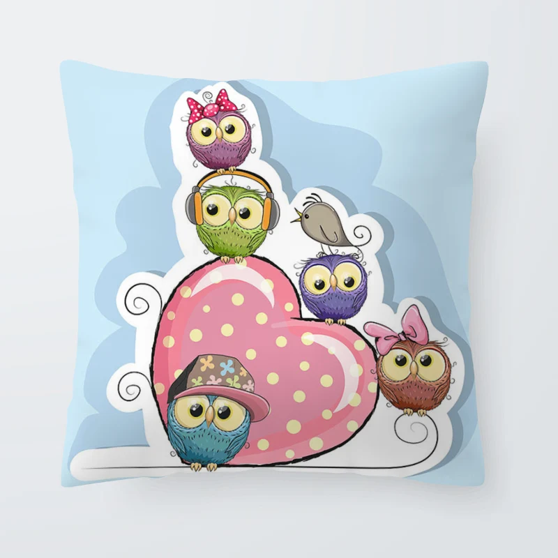 Мягкая аниме сова наволочка бабочка с днем рождения Лучшая Мама диван гостиная