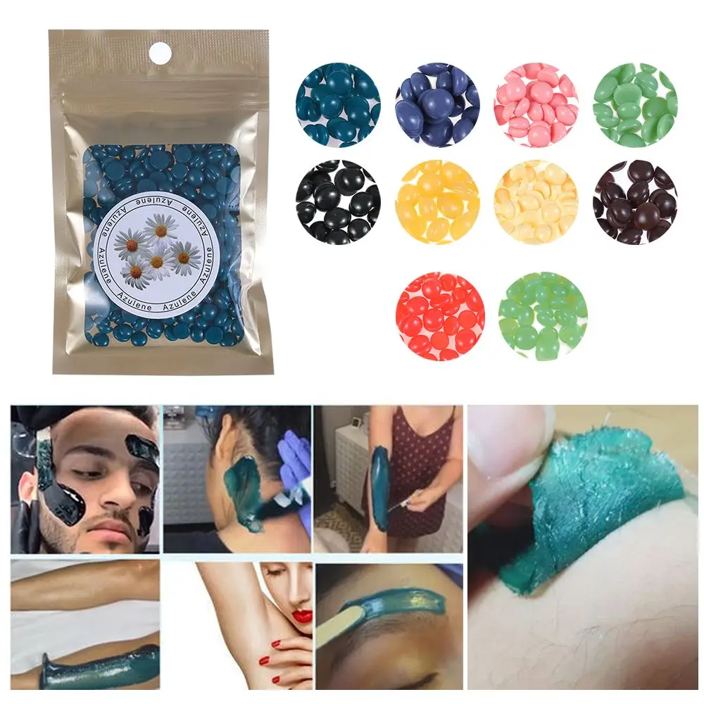 Безболезненная Депиляционная восковая пленка для тела твердые восковые бобы