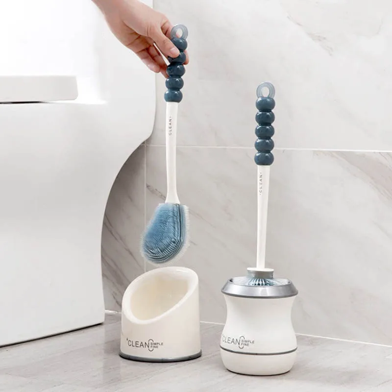 Щетка для унитаза инструмент чистки ванной комнаты набор пластиковых щеток