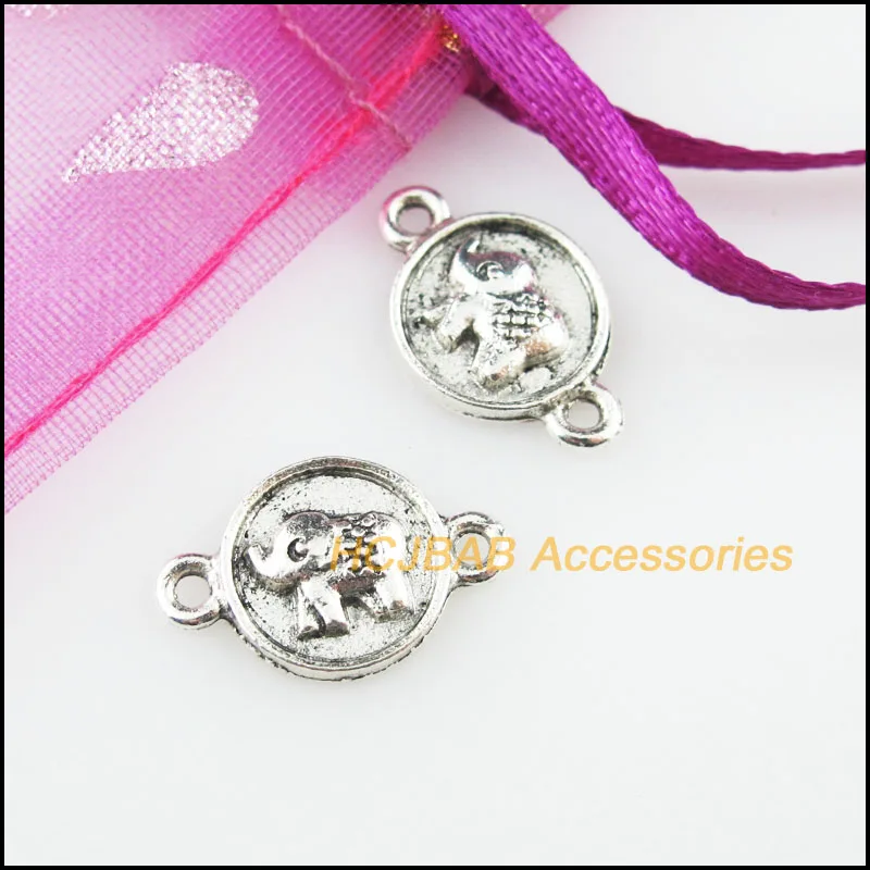 Мода для выведения токсинов 40 шт Тибетский серебристый цвет с рисунками животных