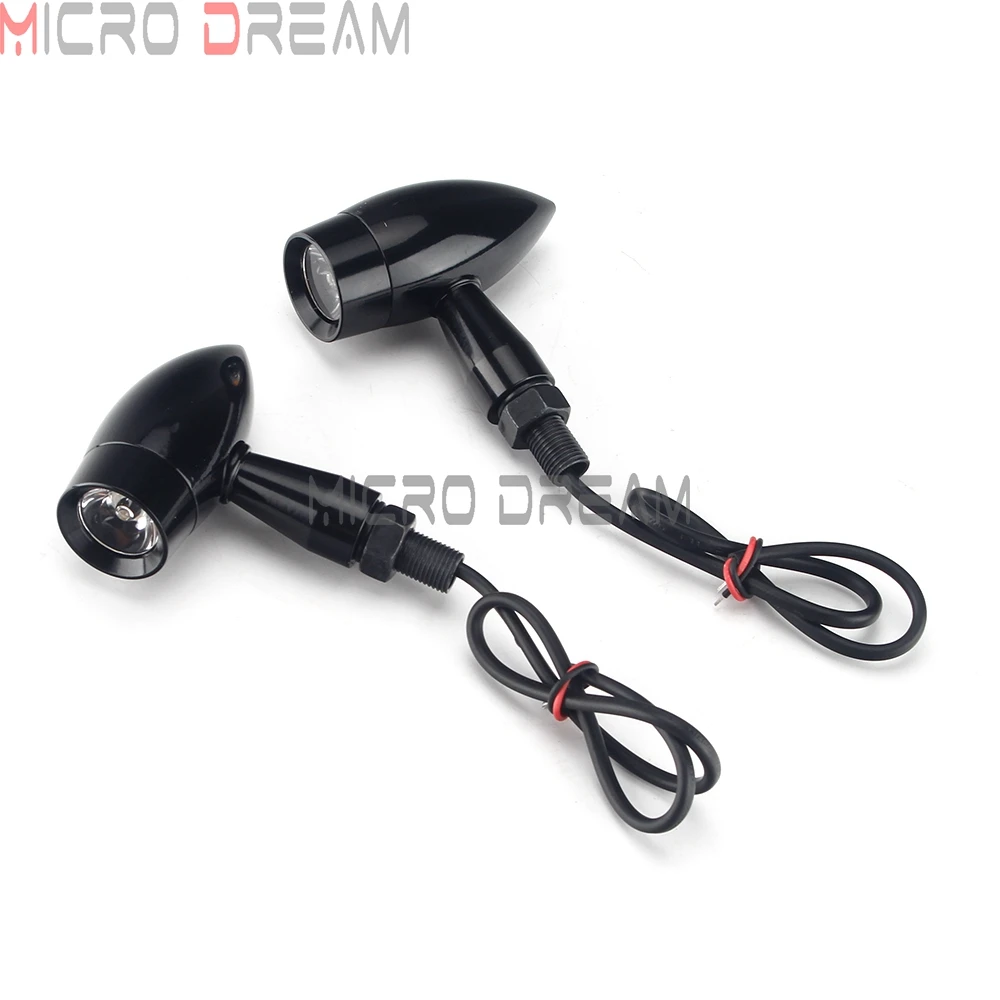 10 мм мотоциклетная левая и правая мини-пуля светодиодный индикатор поворота