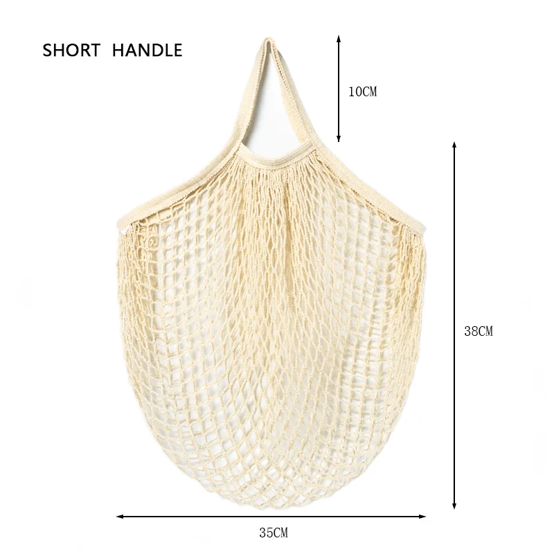 Бежевые органические хлопковые сумки для покупок многоразовые рыночные