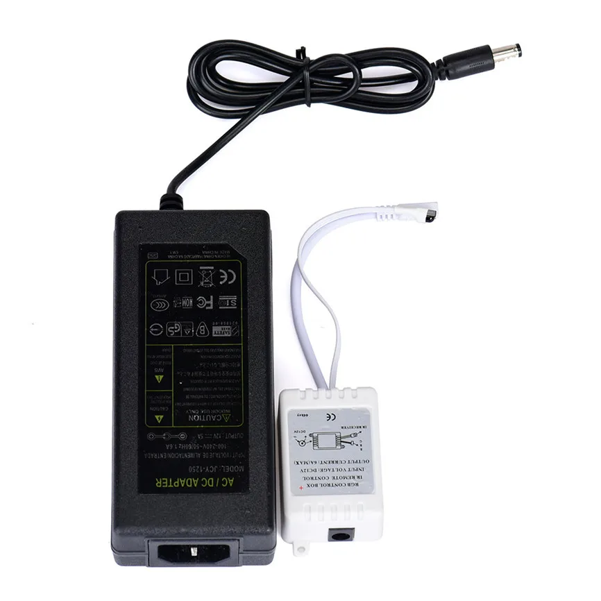 10 м RGB 5050 Водонепроницаемый светодиодный светильник 300 SMD 24-клавишный