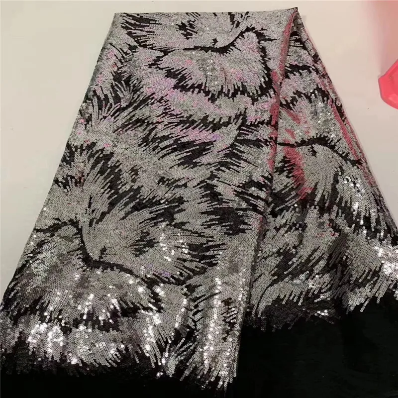 Королевская Синяя африканская кружевная ткань высокого качества французская