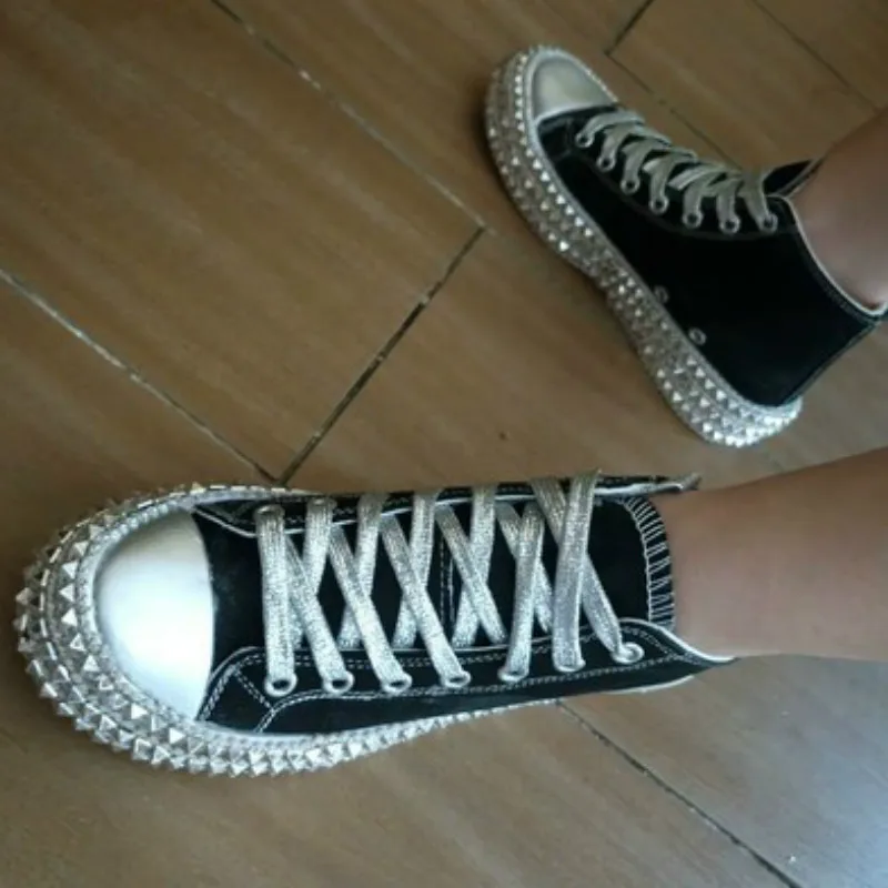 Новинка Осенние леопардовые парусиновые туфли на плоской подошве женские с