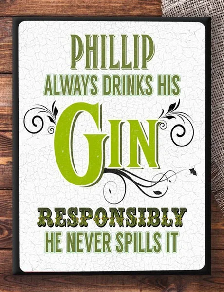 

Жестяной знак для джина-бара, металлический настенный знак, подарок, вывеска для джина, подарок для влюбленных в ретро стиле, металлический ...