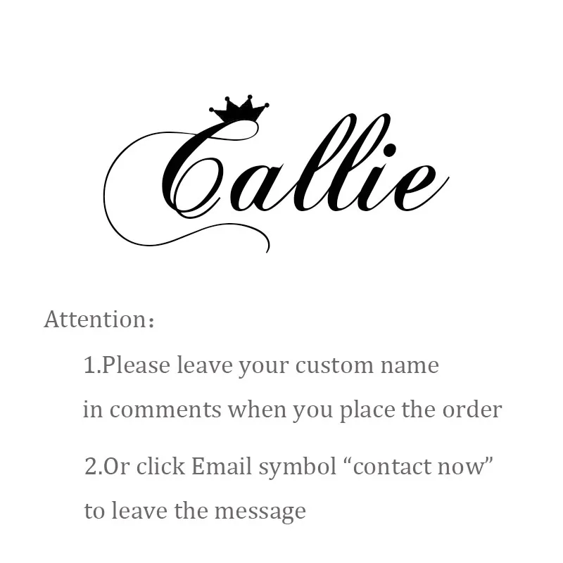 Очаровательная Персонализированная Корона имя ожерелье из нержавеющей стали