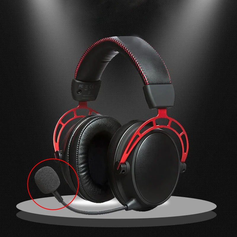 

Portable Headphone Headset Mini Audio Replacement Gaming Mic Microphone for HYPERX Cloud II Core Silver Gaming Alpha S