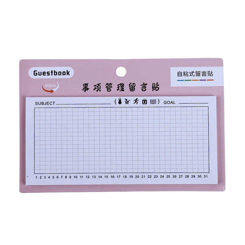 Kawaii Sticker s Канцтовары Еженедельный план Post It ежедневный блокнот N Times блокноты
