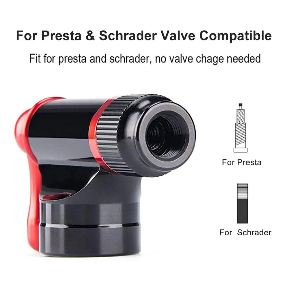 Насос CO2 для мини-велосипеда 6 шт./компл. французский Американский Портативный