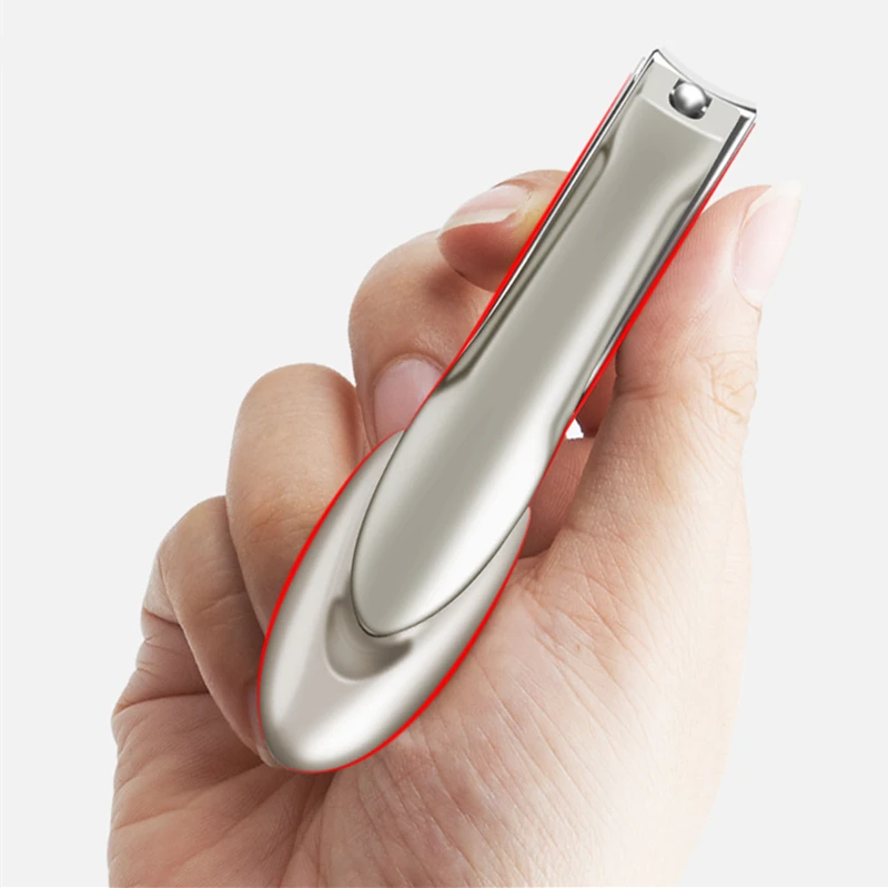 Кусачки для ногтей из нержавеющей стали высокого качества с крышкой от брызг