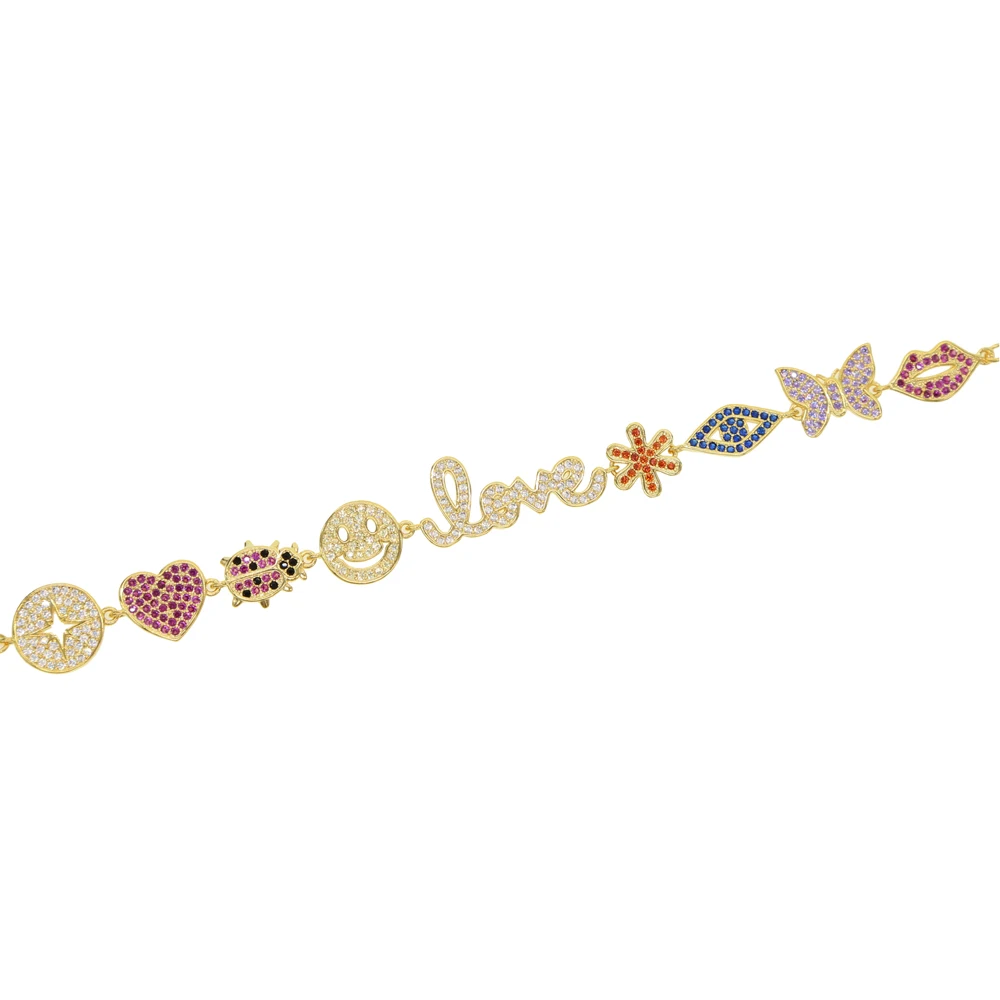 Роскошный Многофункциональный очаровательный соединитель золотого цвета