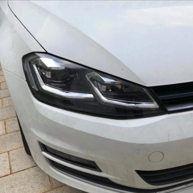 Автомобильная фара для Volkswagen VW Golf 7 MK7 5 MK7.5 светодиодный ная двойная U-образная