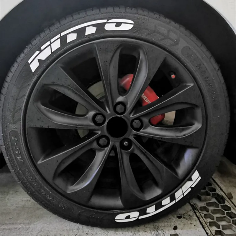 

Car Letters are Suitable for NITTO Stickers Installed on the Tires for Car Tire Decoration Stickers for Easy Installation