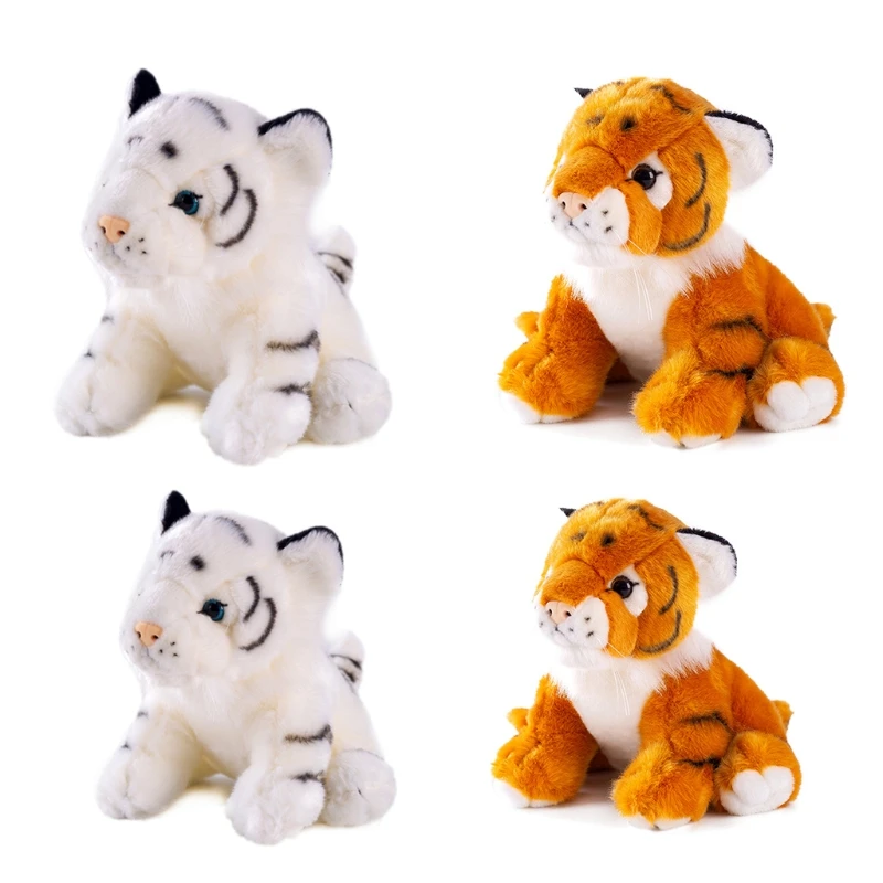 

Baby Cotton Tiger Toy Yellow/White Sleeping Accessories Baby Room Decoration