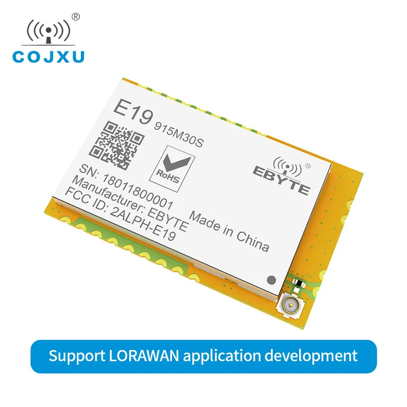

SX1276 LoRa LORAWAN 915MHz rf Module 30dBm LNA Long Range cojxu E19-915M30S Transmitter and Receiver Data Transmission SMD