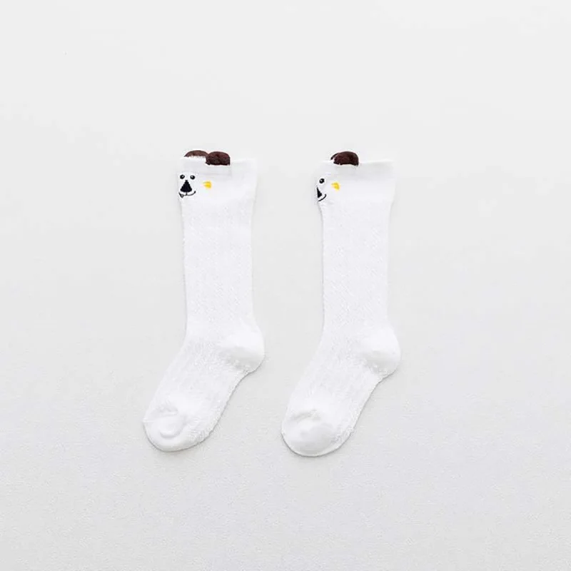 1 Pair Unisex Lovely Cute Cartoon Solid Kids baby Socks Knee Girl Boy Baby animal infant Soft Cotton socks newborn | Детская одежда и