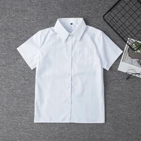 japanese student short sleeve white shirt for girls middle high school uniforms school dress jk uniform top large size xs 5xl