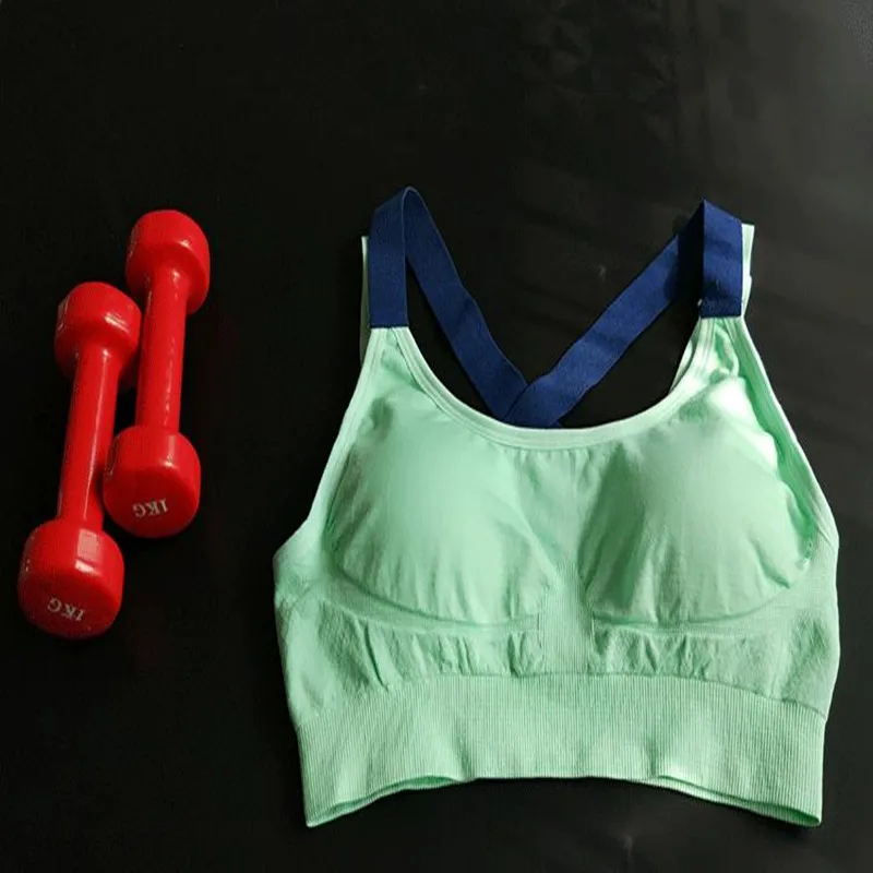 2018 wholesale Women Fitness Bra Seamless hot images girls sexy runner sporter bra