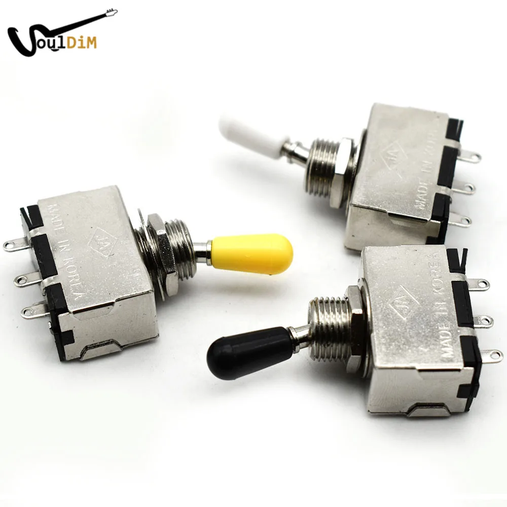 

15pcs Replacement 3 Way Toggle Switch Pickup Selector with Knob for LP Electric Guitar Parts