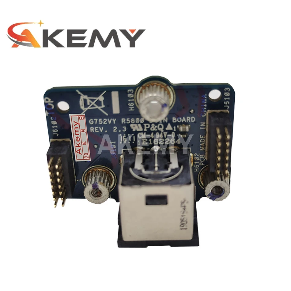 

G752VY Rev 2.3 Board Charging Port For Asus G752V G752VM G752VT G752VY G752VS G752VL DC Power Jack Power Board Connector