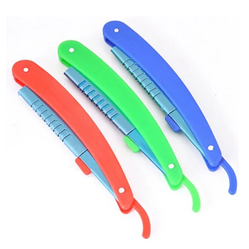 Портативная складная бритва для бровей удаления волос на лице лезвие держатель