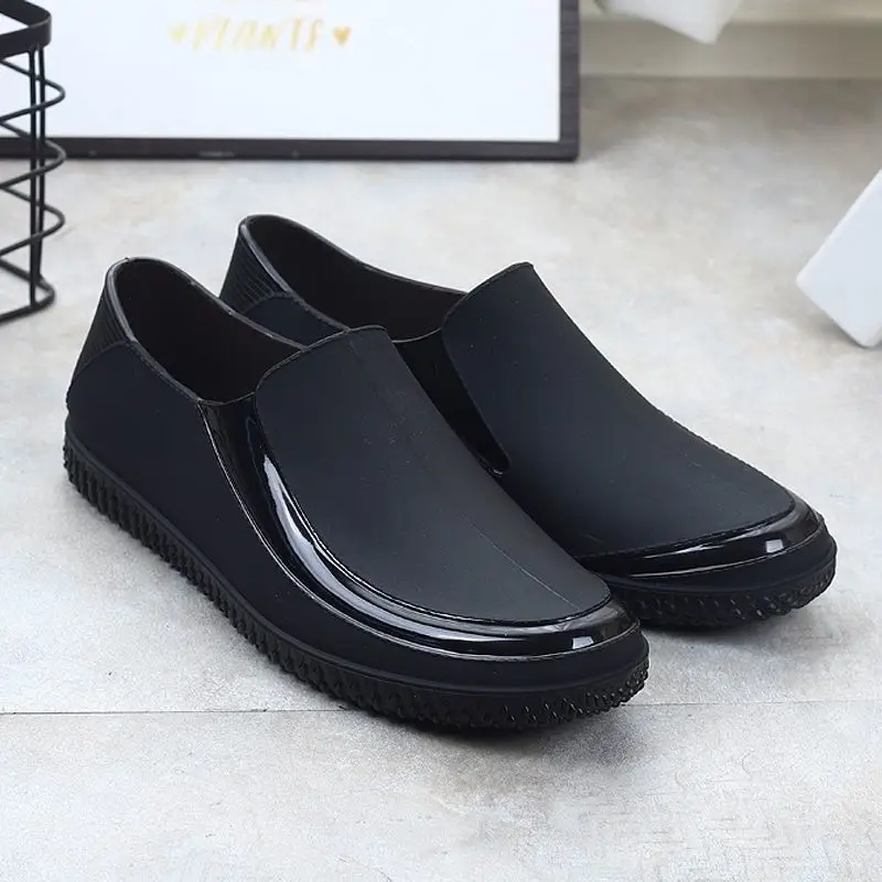 

Rain shoes for men and women new low top rain boots anti-skid waterproof shoes wear-resistant work shoes men vulcanize shoes