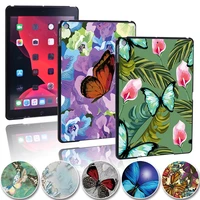 anti fall fashion high quality plastic hard shell tablet case for apple ipad 8 2020 10 2 inch butterfly series case pen
