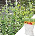 Сетка для подъема садовых растений, прочная сетка из полиэстера для поддержки сада, огурцов, овощей, сада