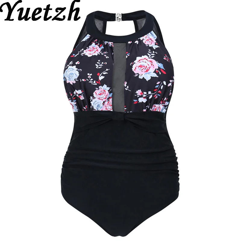 Новинка Цельный купальник женский купальный костюм большие размеры 2020 русская