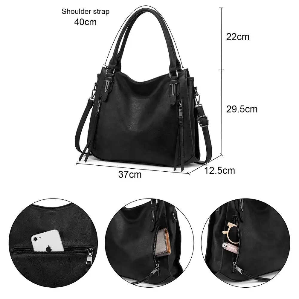 Комплект женской сумочки Realer сумка на плечо Женский кошелек Роскошный